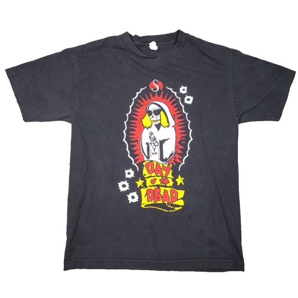 Strange Music Shirt Mens Med Black Day Of The Dead Music Tour Rittz Rap Rapper - Picture 1 of 13